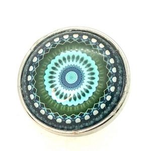 Mandala #1 Snap button 20mm Gingersnaps ASN20